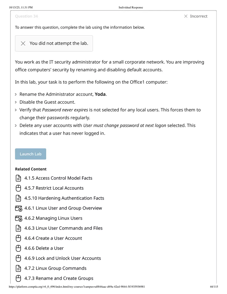 Fall 2025 Midterm Exam Configure a Screened Subnet - Page 54