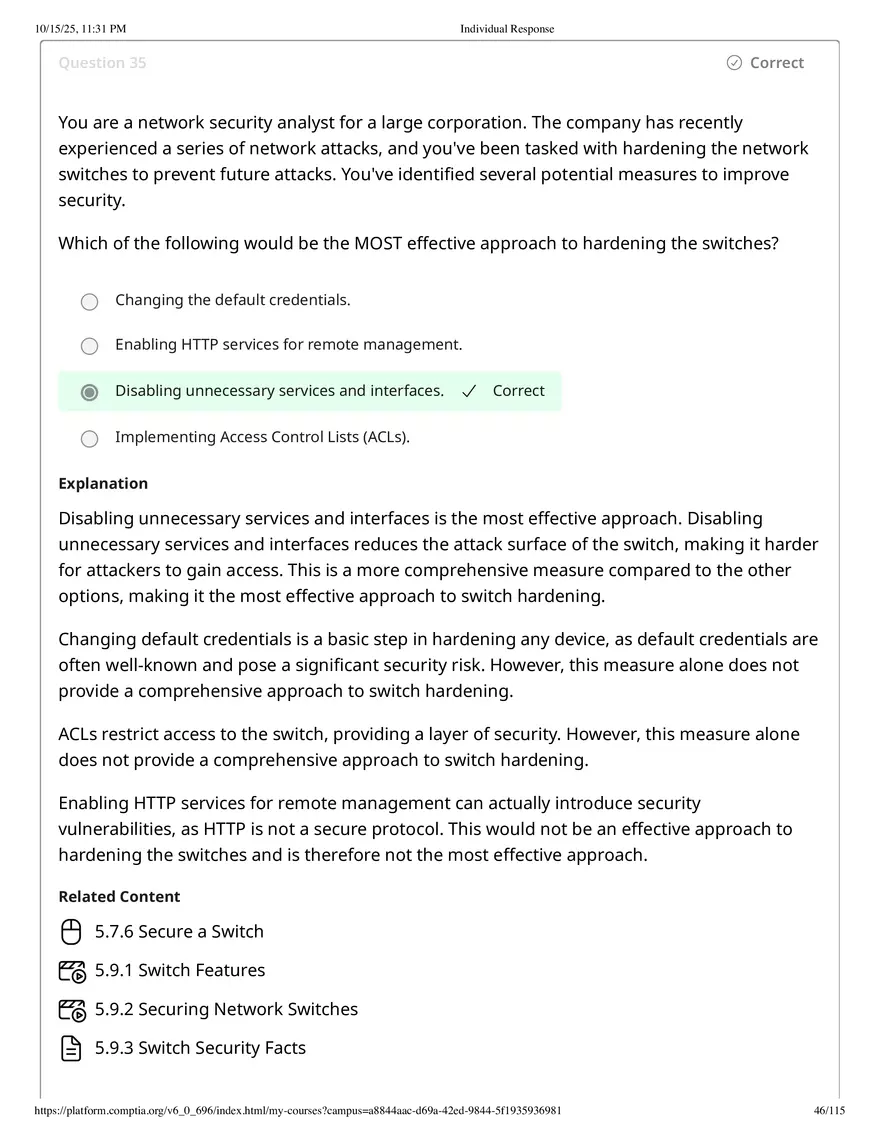 Fall 2025 Midterm Exam Configure a Screened Subnet - Page 56