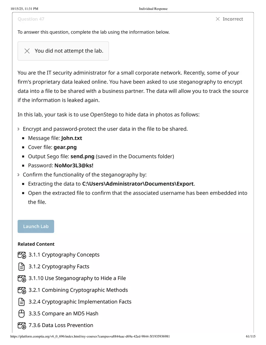 Fall 2025 Midterm Exam Configure a Screened Subnet - Page 73