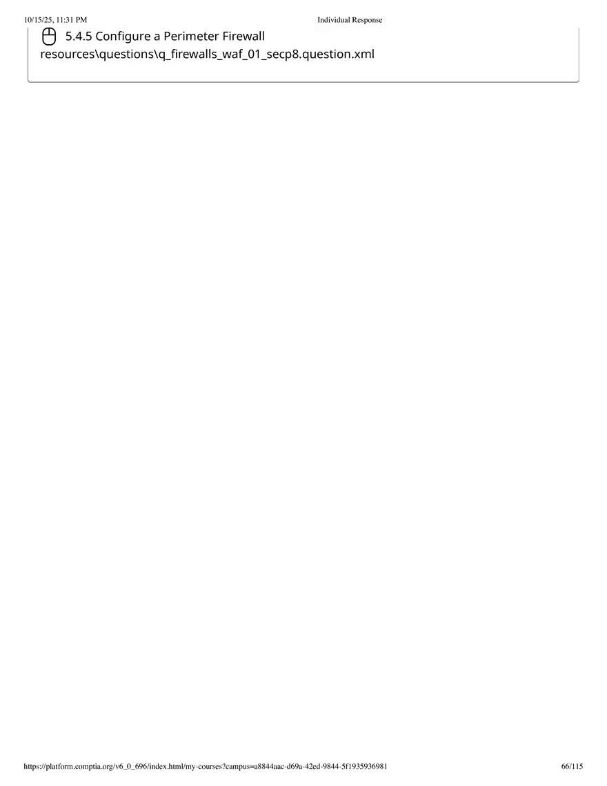 Fall 2025 Midterm Exam Configure a Screened Subnet - Page 78