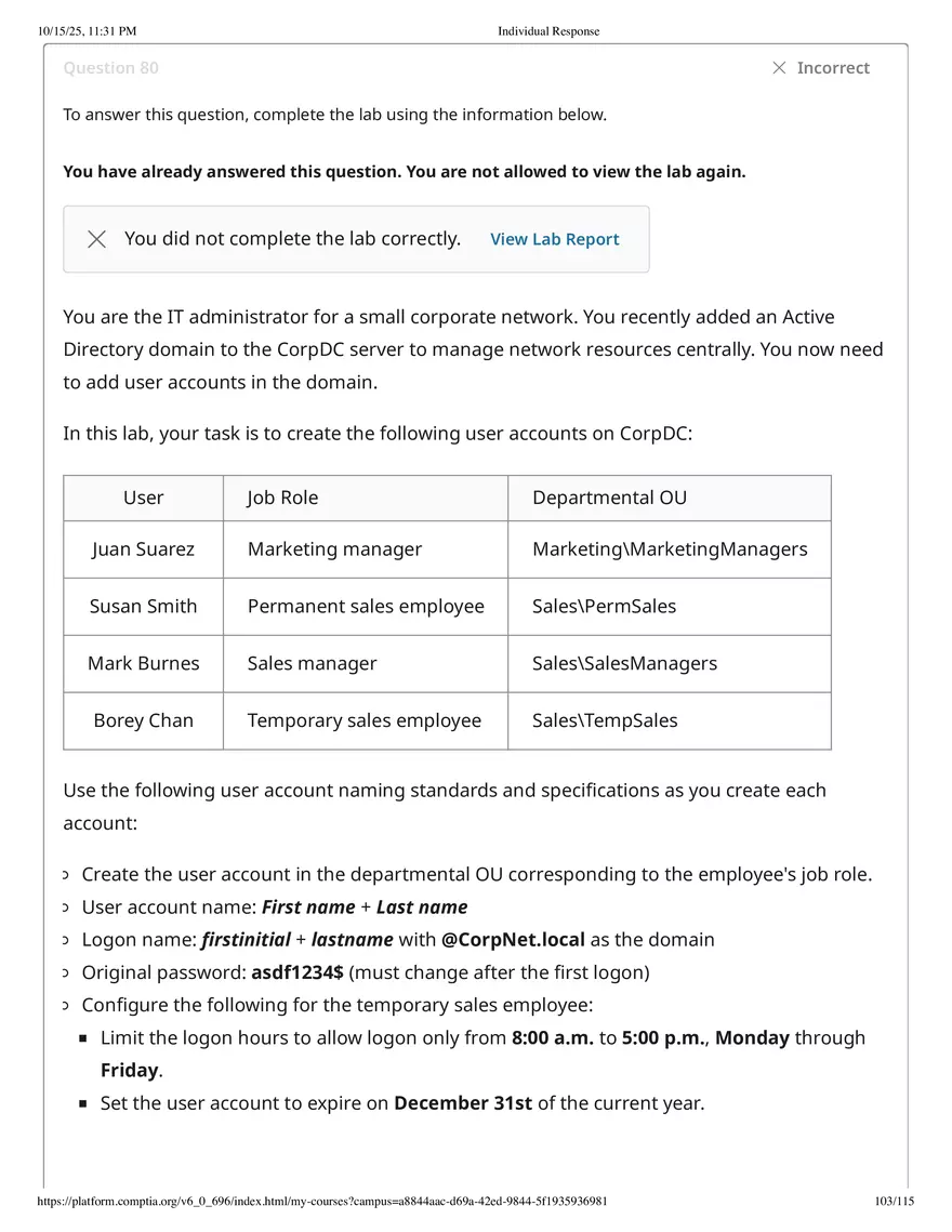 Fall 2025 Midterm Exam Configure a Screened Subnet - Page 6