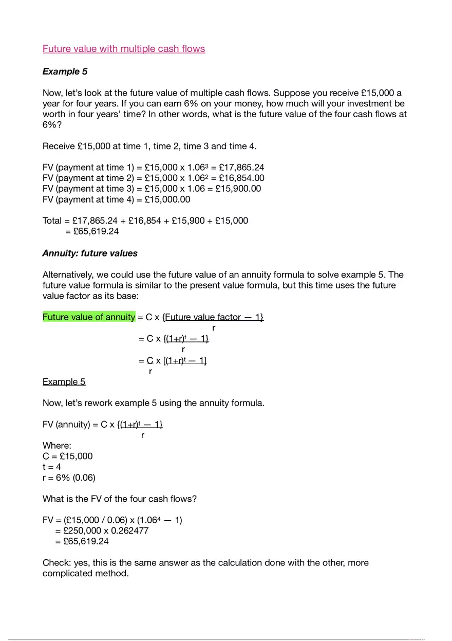 Business Finance Lecture 5 - Page 4