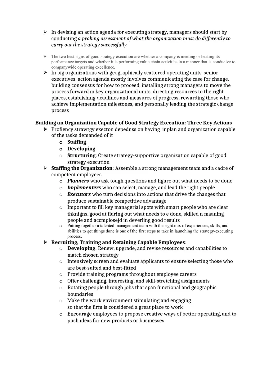 Chapter 10 Summary Crafting and Executing Strategy - Page 2