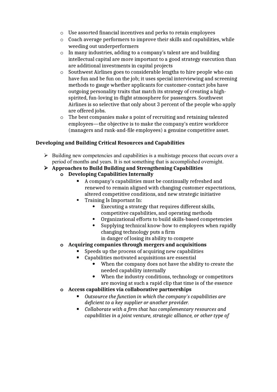 Chapter 10 Summary Crafting and Executing Strategy - Page 3
