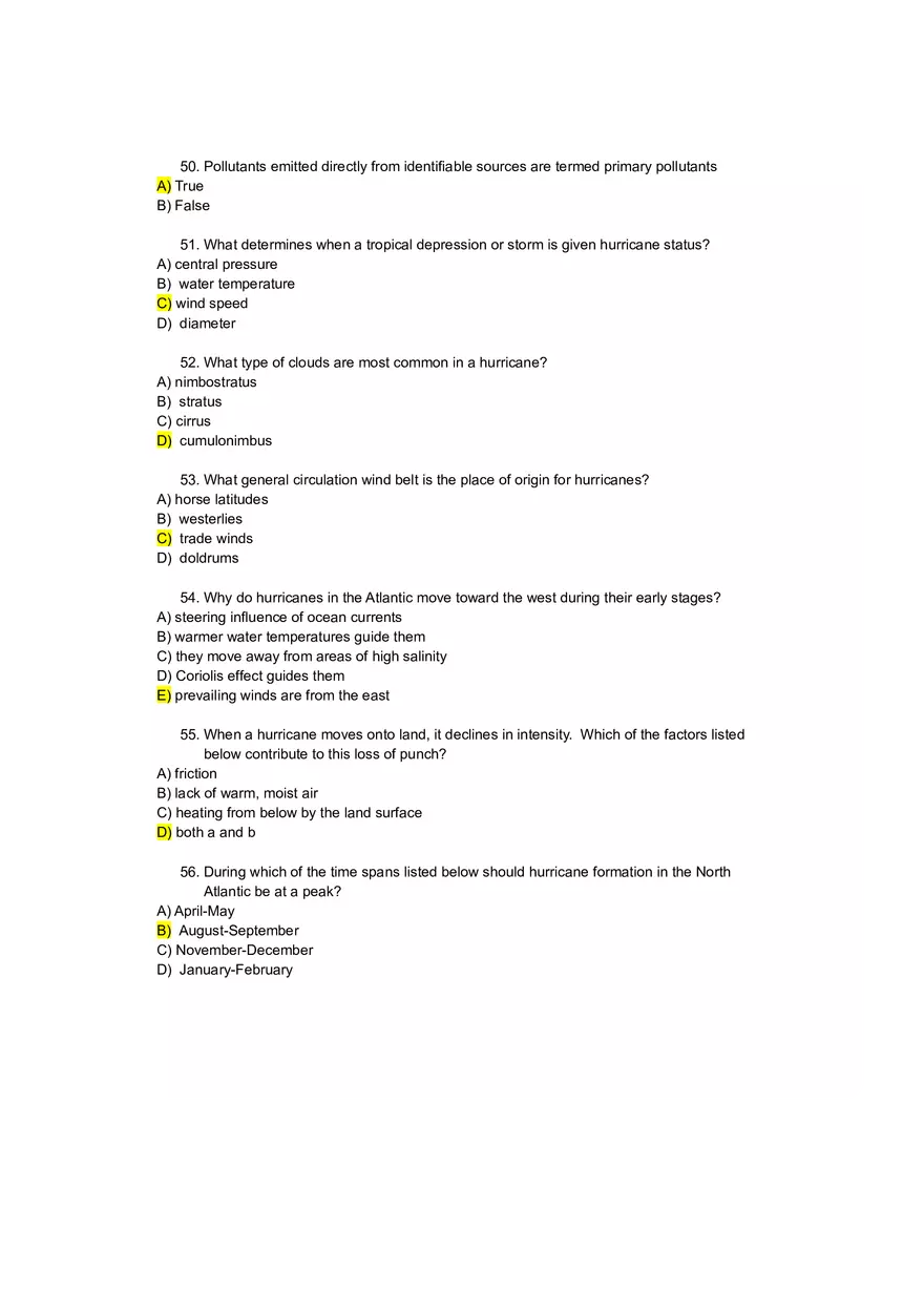 Weather and Climate Final Exam Notes - Page 8