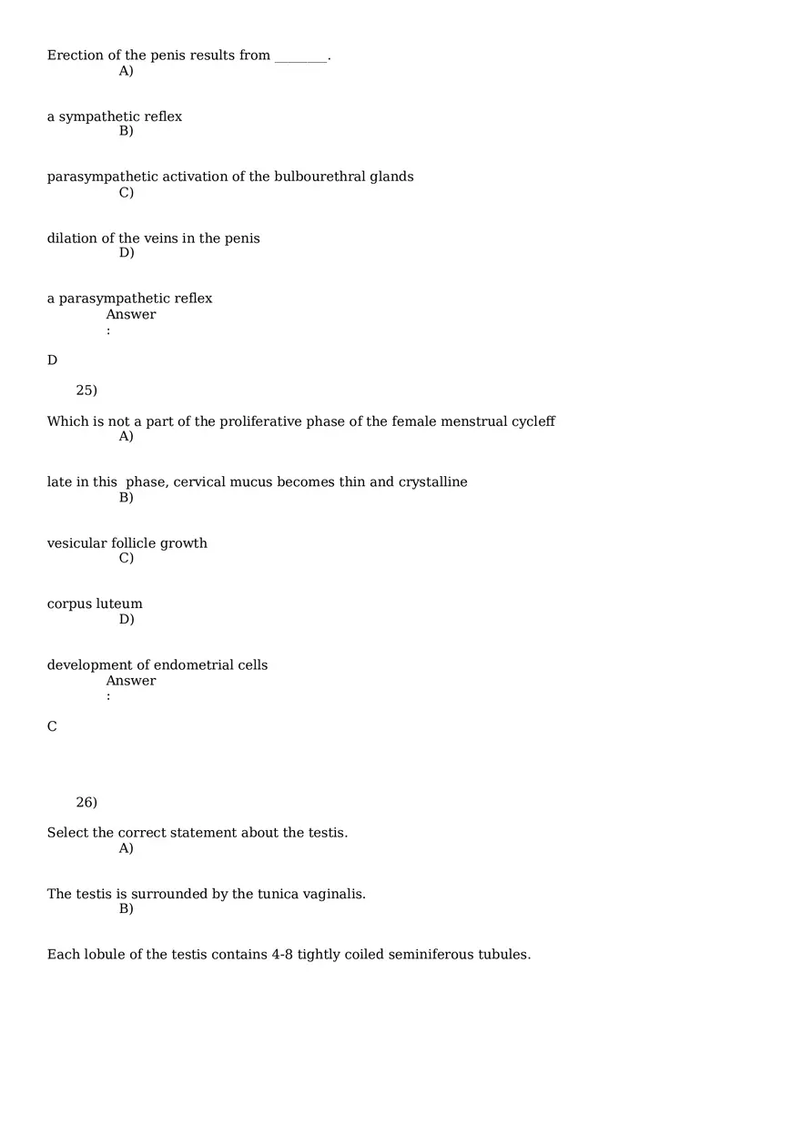 Reproductive System Practice Questions - Part 2 - Page 3