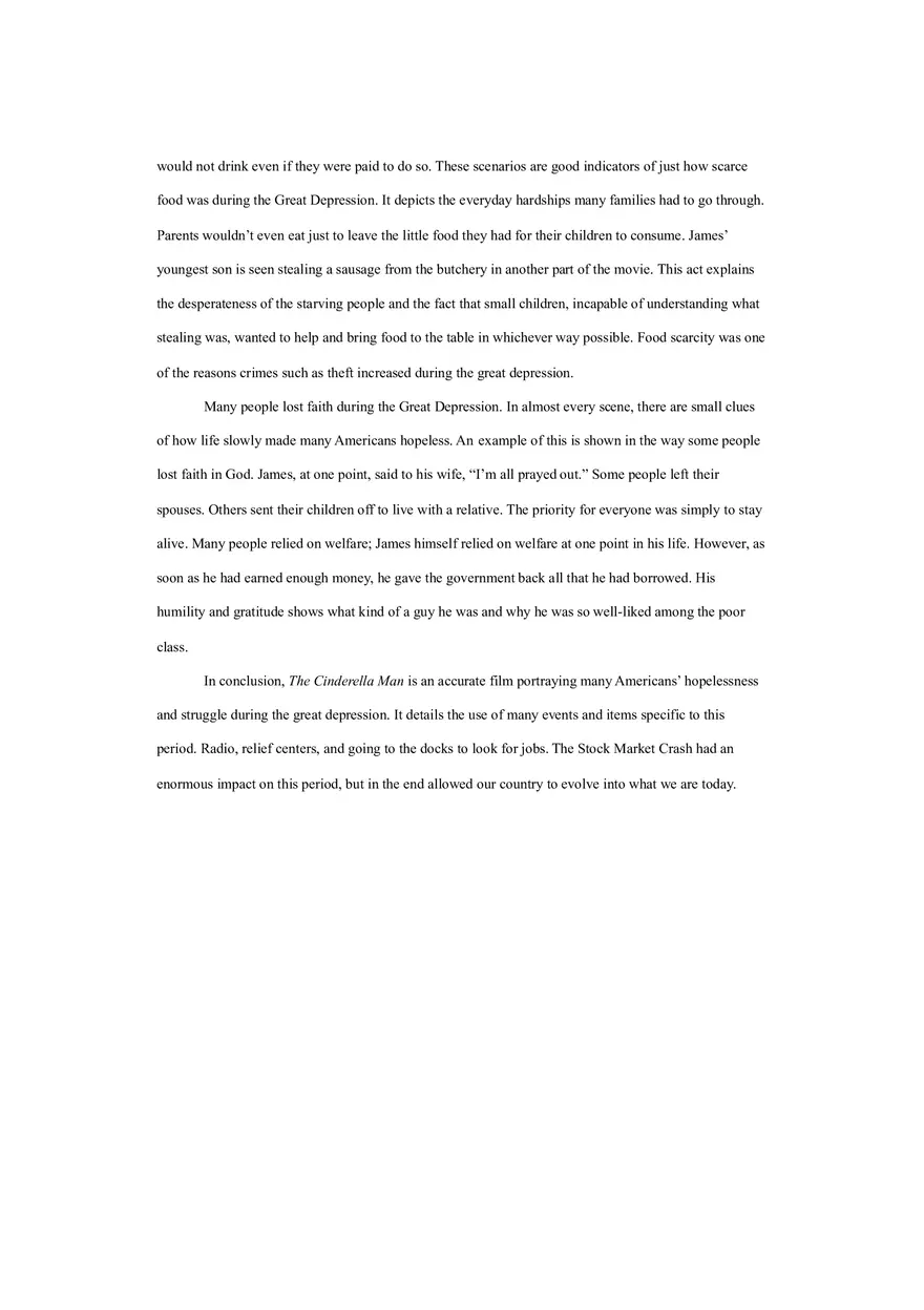 Cinderella Man Analysis - Page 2