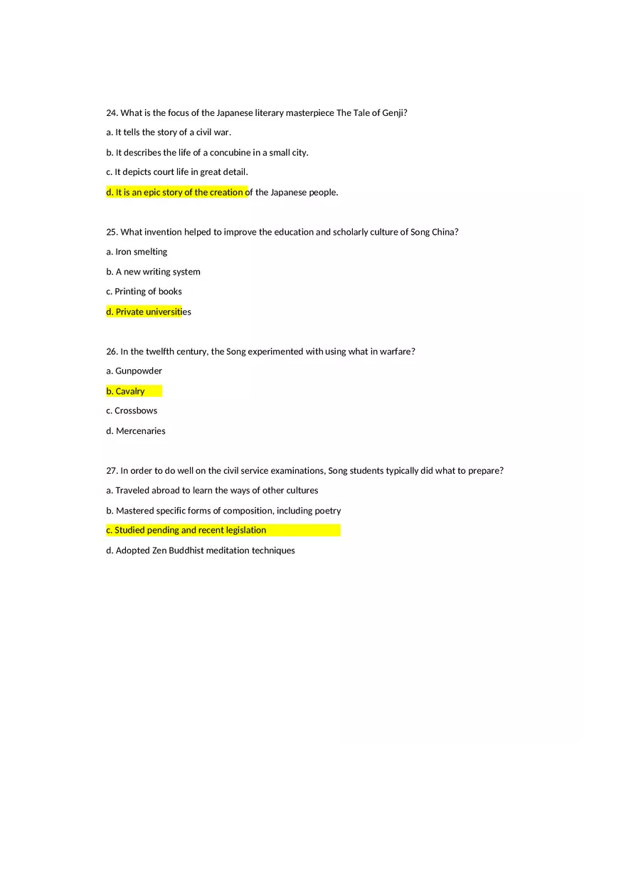 World Civilizations - Chapter 12 Homework Answers - Page 8