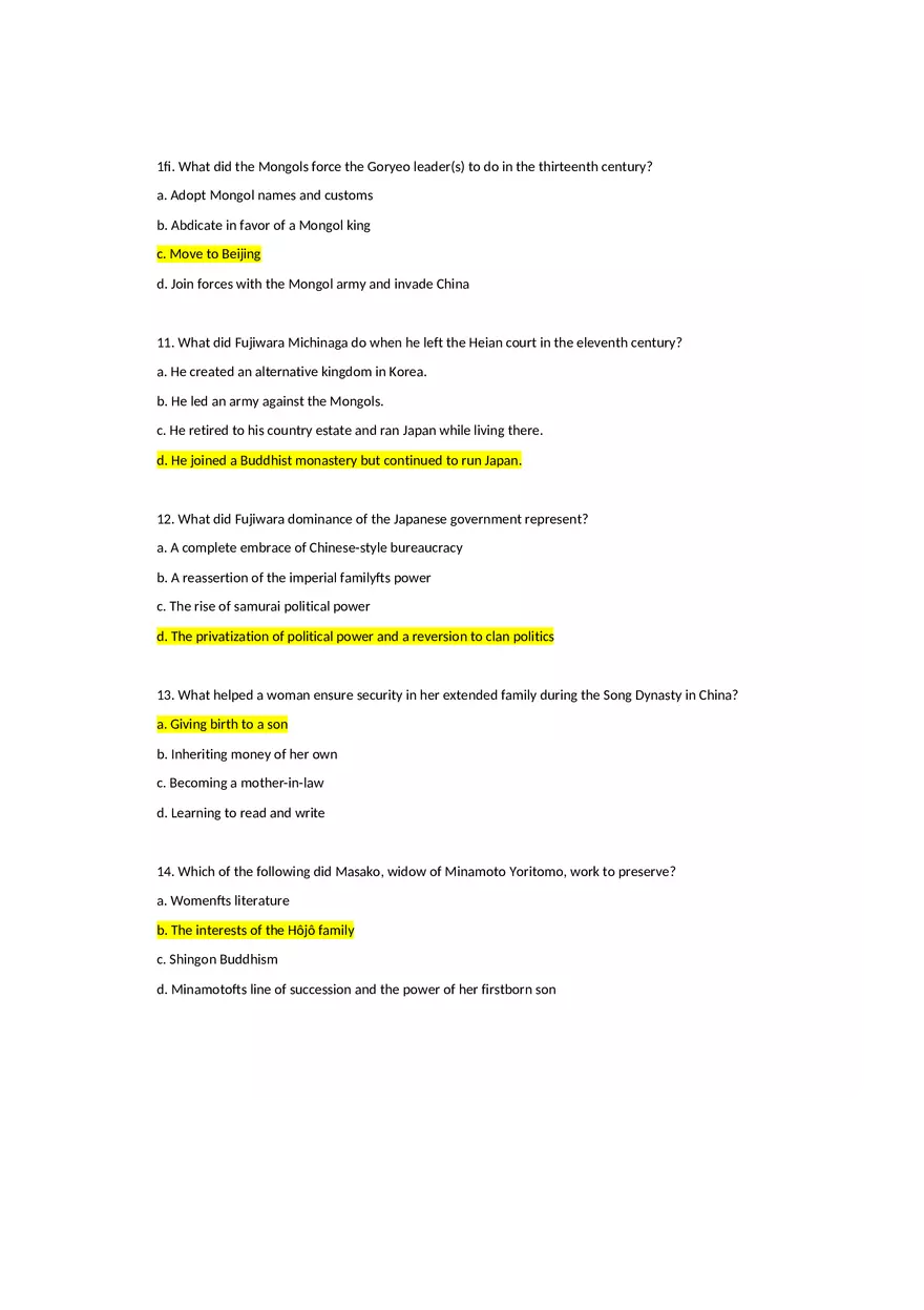 World Civilizations - Chapter 12 Homework Answers - Page 4