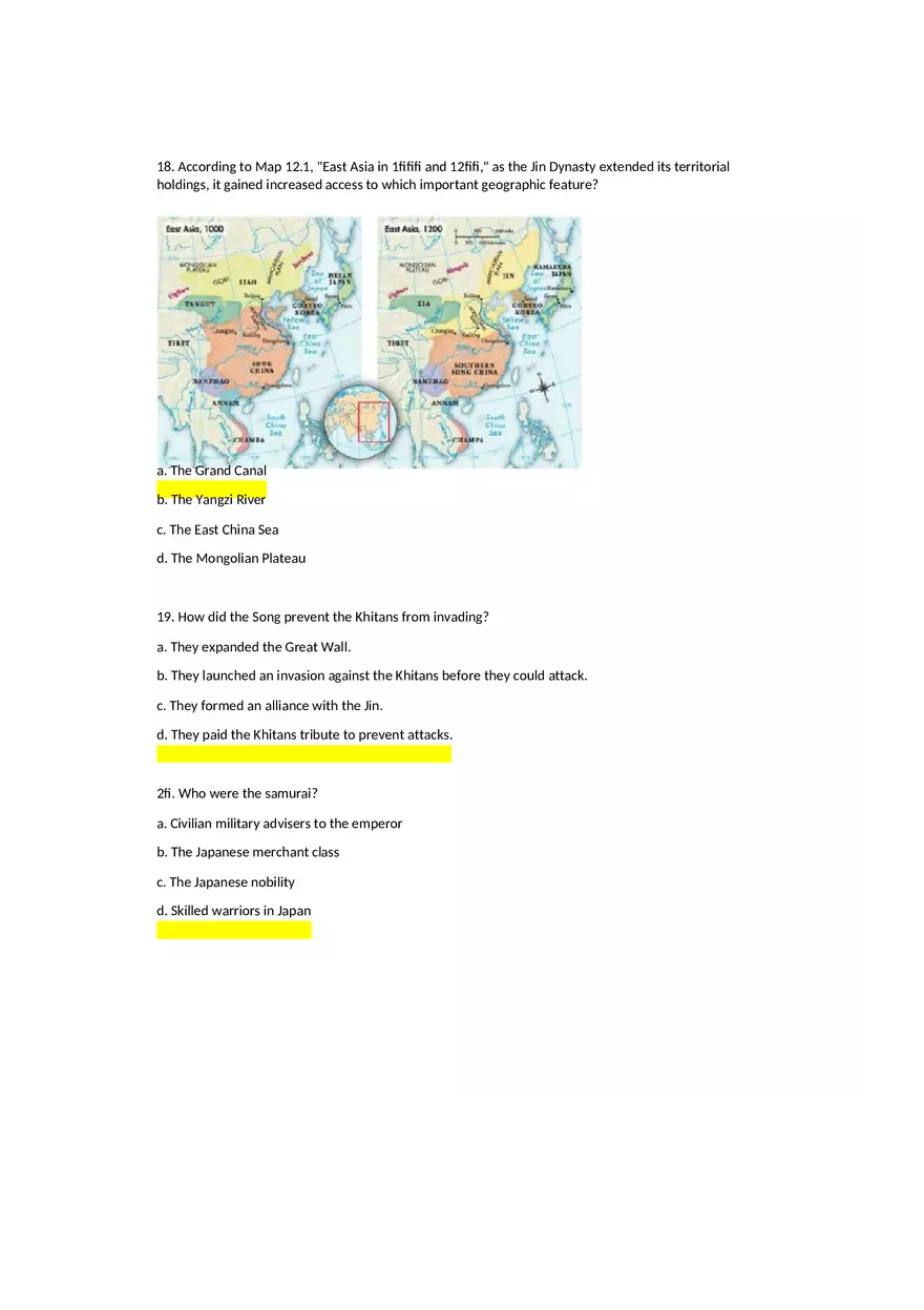World Civilizations - Chapter 12 Homework Answers - Page 6