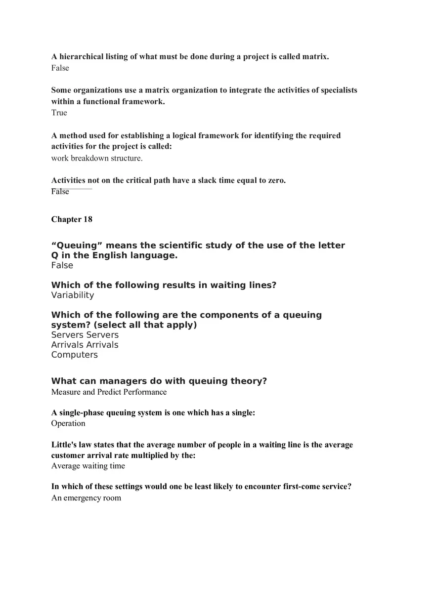 Operations and Supply Chain Management Chapter 13,14,15,17 HW Solutions - Page 8