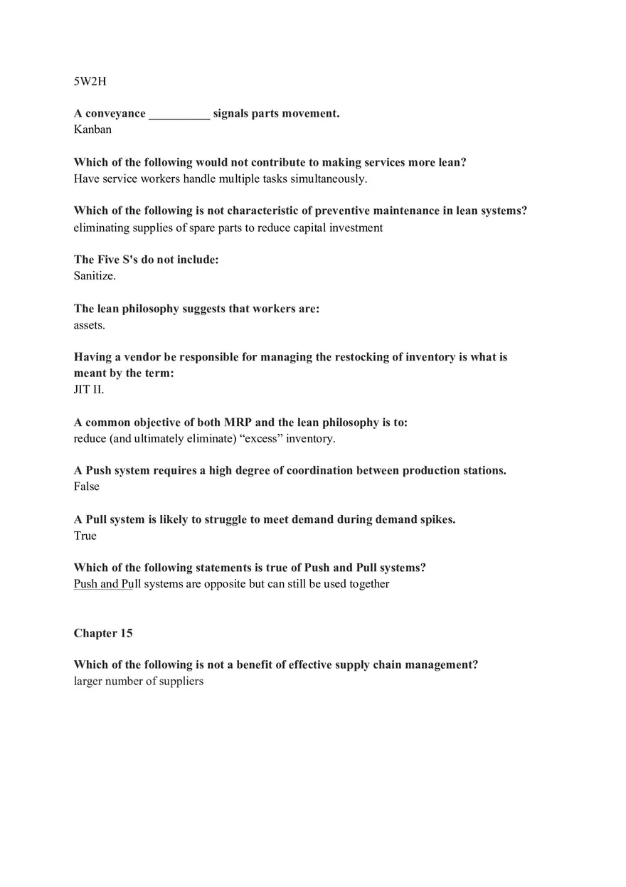 Operations and Supply Chain Management Chapter 13,14,15,17 HW Solutions - Page 4