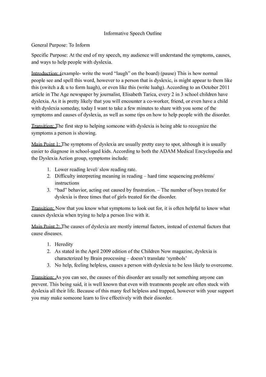 Sample Speech Analysis for Quiz - Page 2