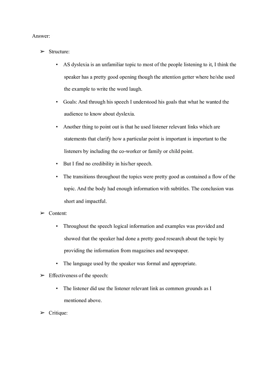 Sample Speech Analysis for Quiz - Page 4