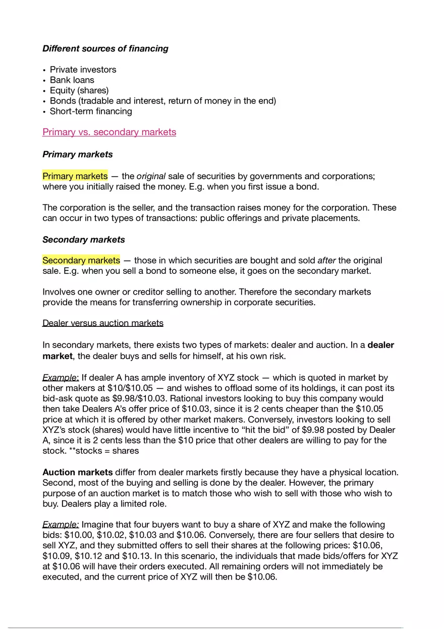 Business Finance Lecture 1 - Page 7