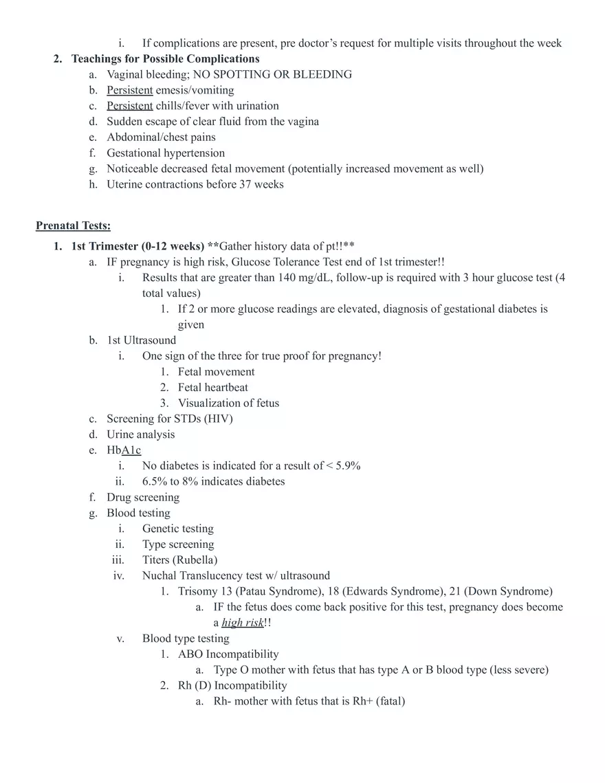 Signs of Pregnancy - Page 2