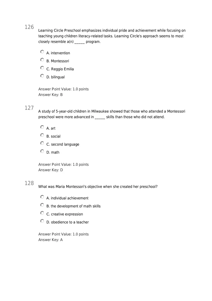Early Childhood - Body and Mind Answers Part 5 - Page 7