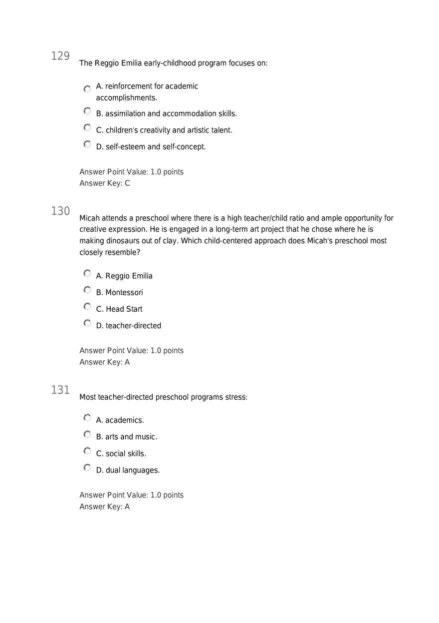 Early Childhood - Body and Mind Answers Part 5 - Page 8