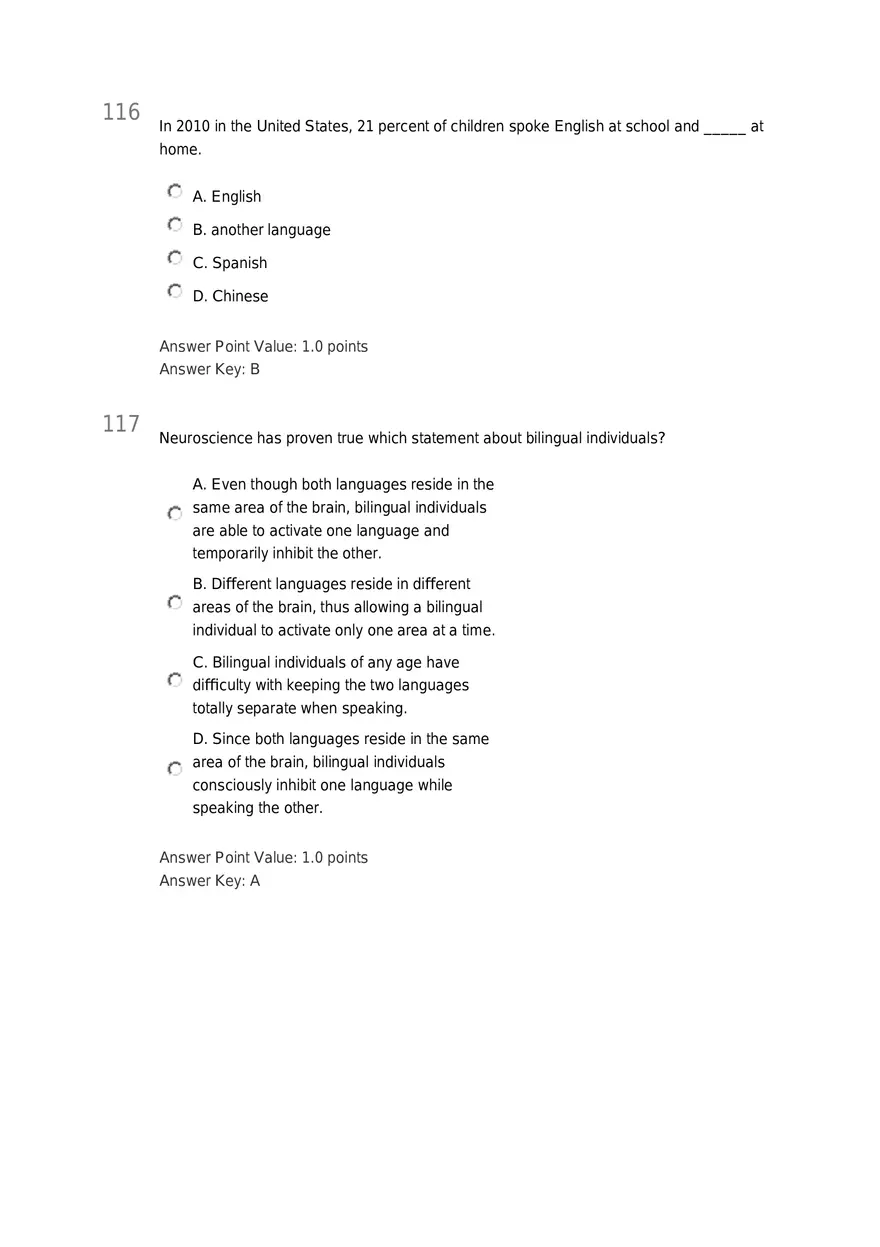 Early Childhood - Body and Mind Answers Part 5 - Page 3