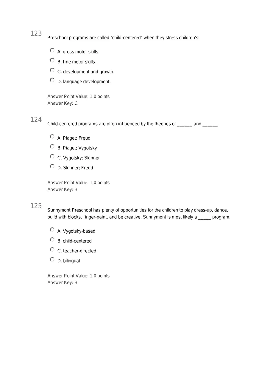 Early Childhood - Body and Mind Answers Part 5 - Page 6