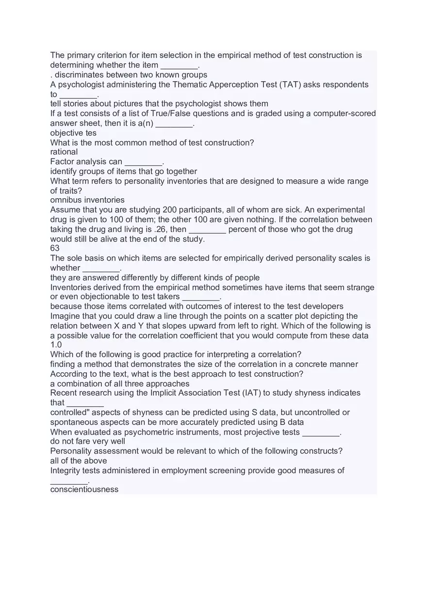 Personality Psychology Study Materials - Page 28