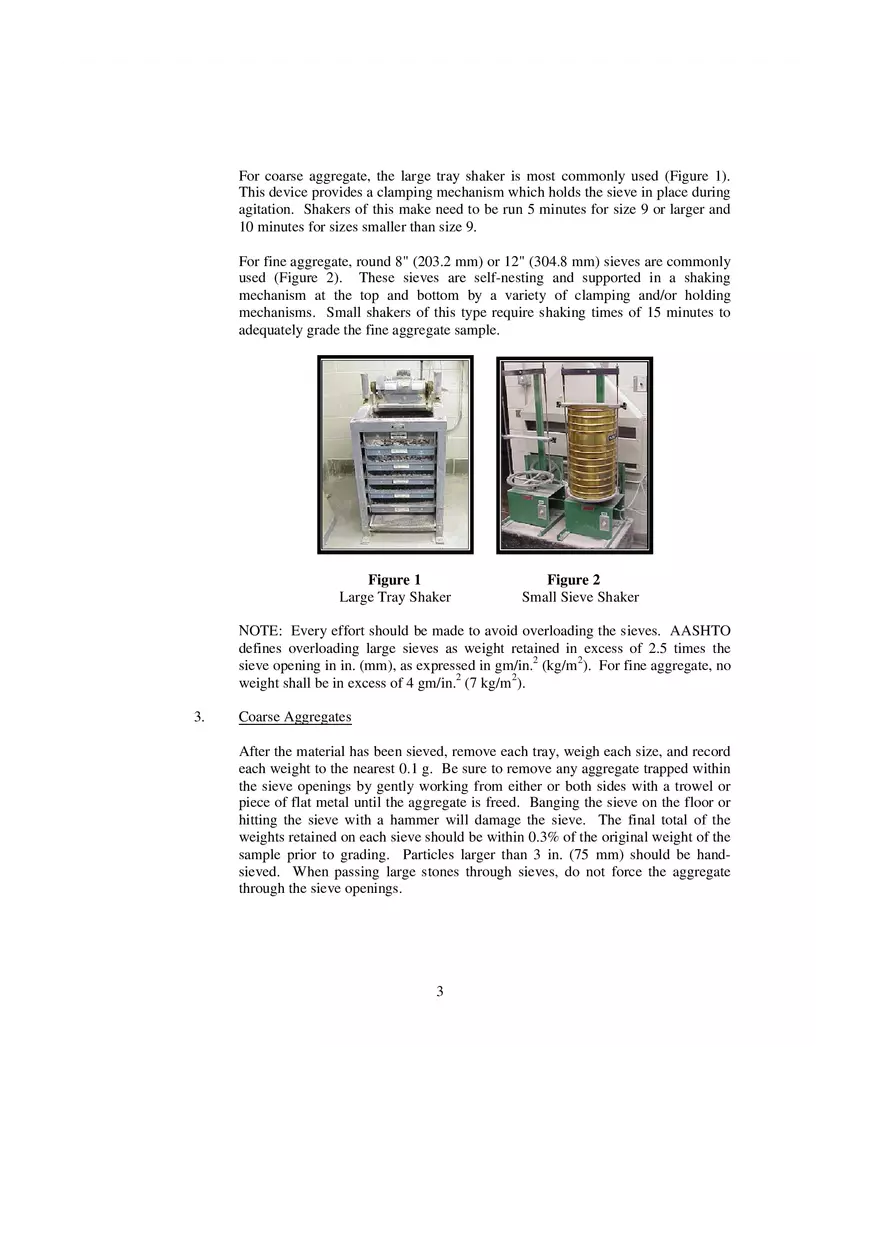 Sieve Analysis of Fine and Coarse Aggregates - Page 3