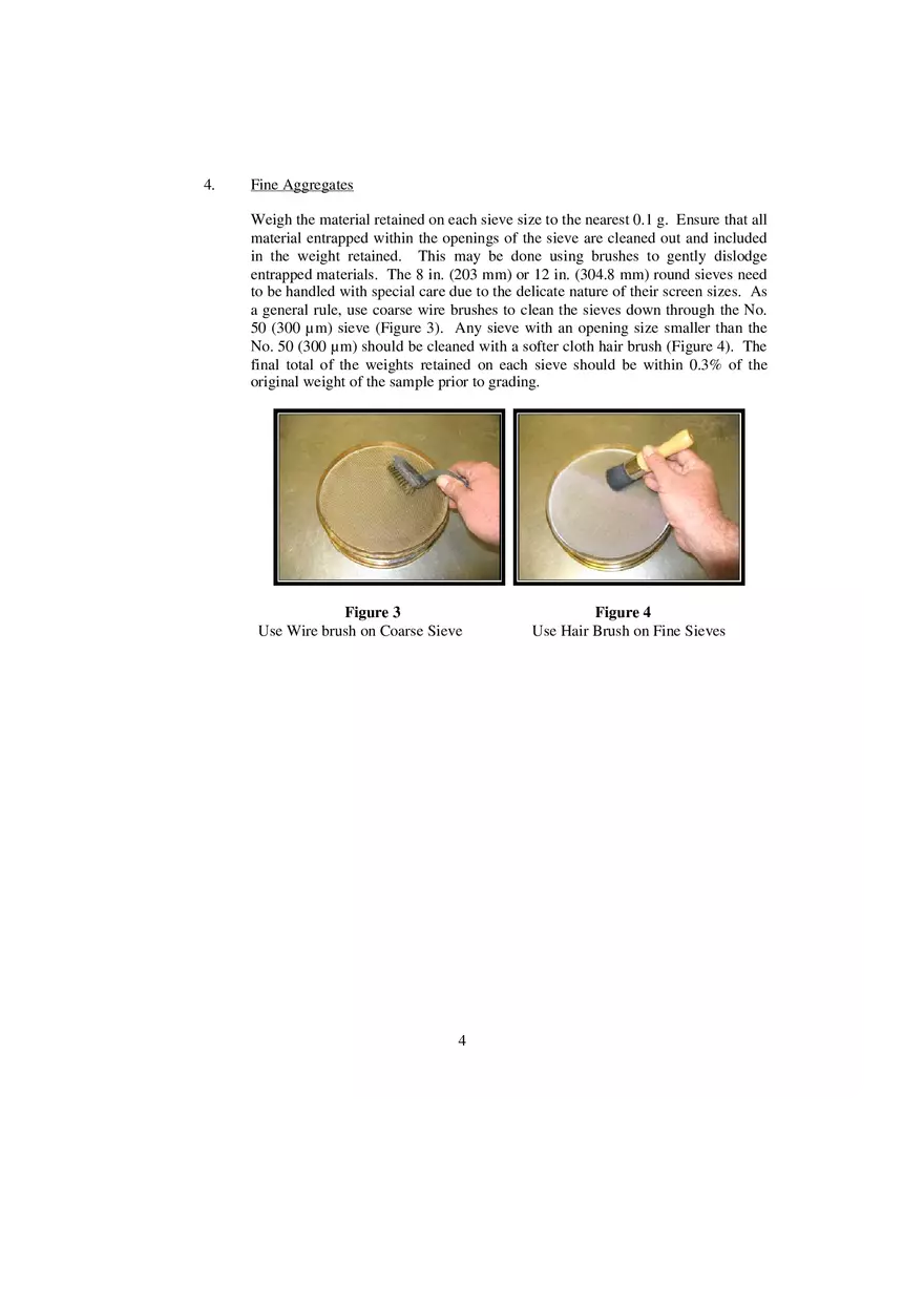 Sieve Analysis of Fine and Coarse Aggregates - Page 4