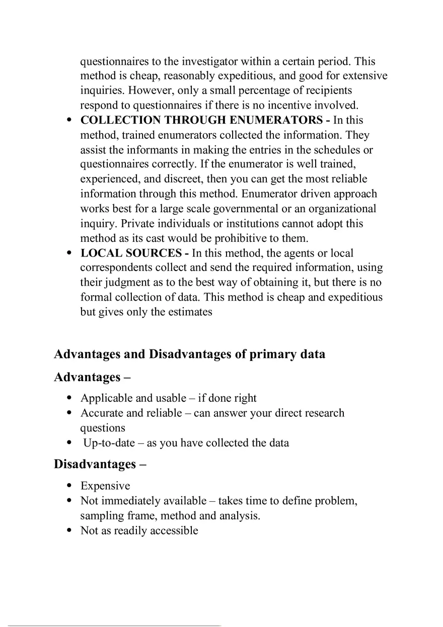 Business Statistics Full Notes - Page 7