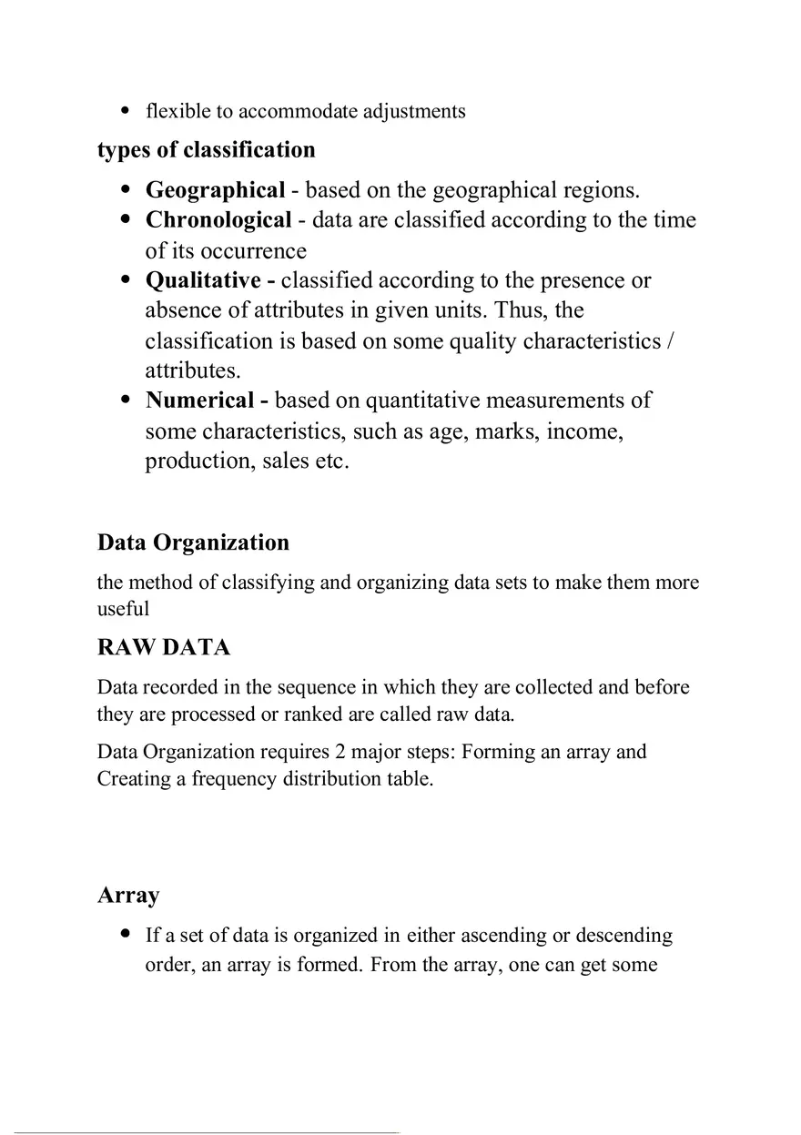 Business Statistics Full Notes - Page 9