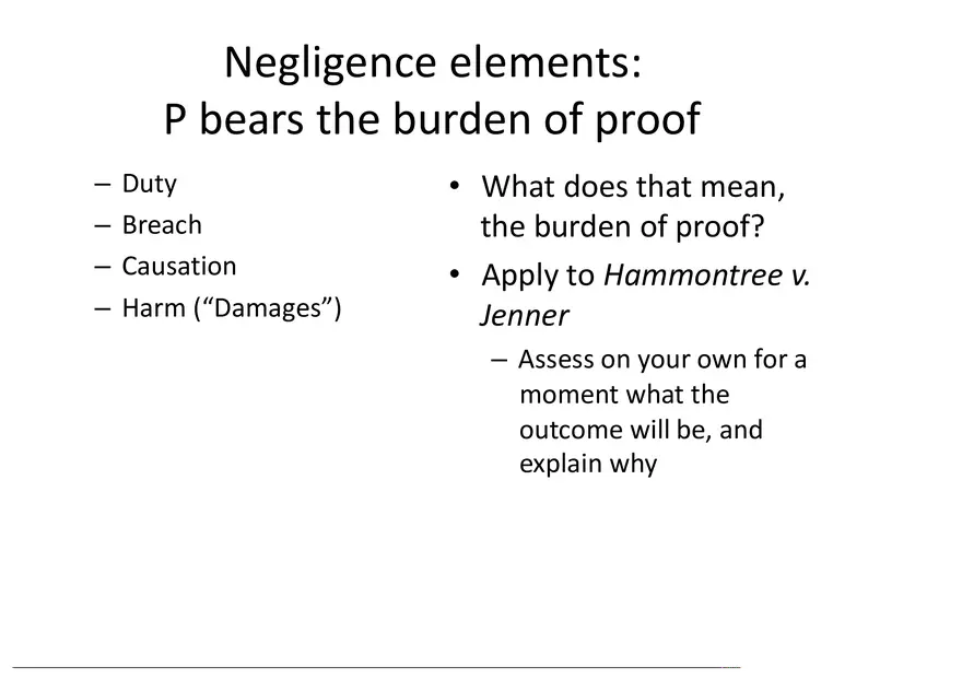 What is a Tort (Lecture) Part 4 - Page 7