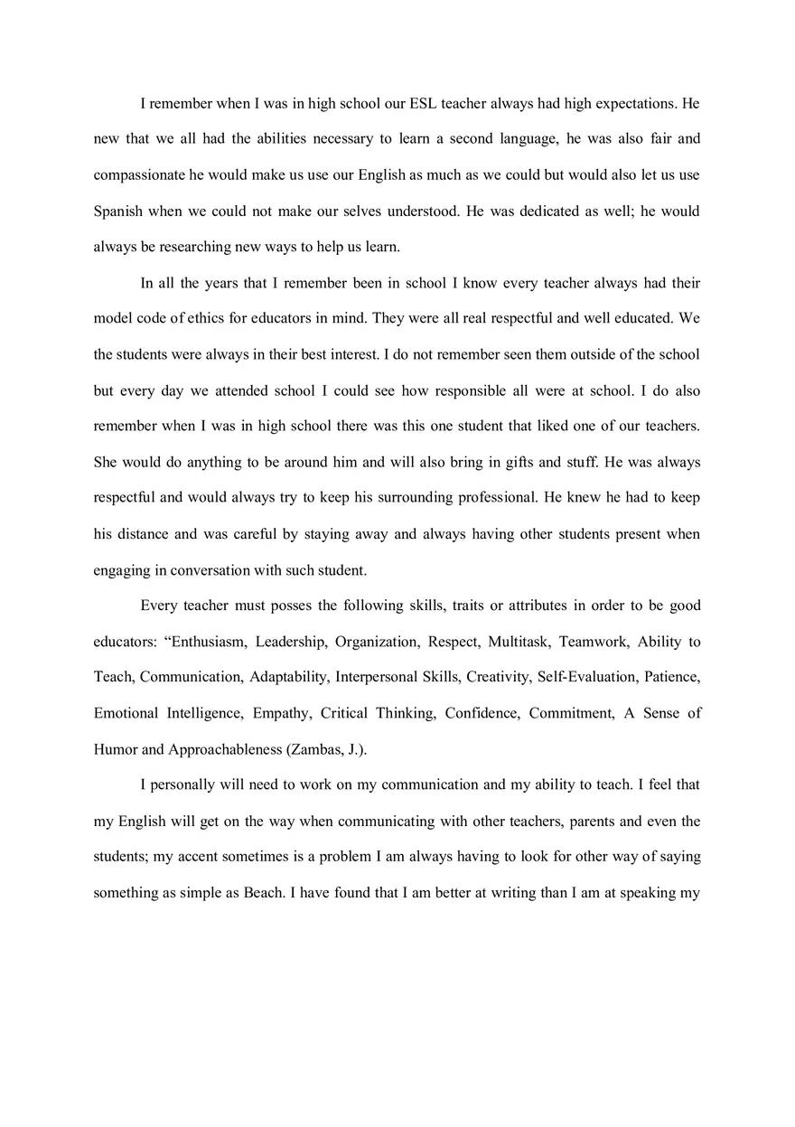 Professional Dispositions and Model Code of Ethics for Educators - Page 2