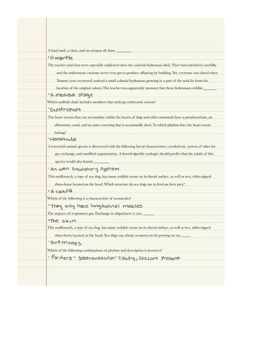 Chapter 32 - An Overview of  Animal Diversity - Page 5