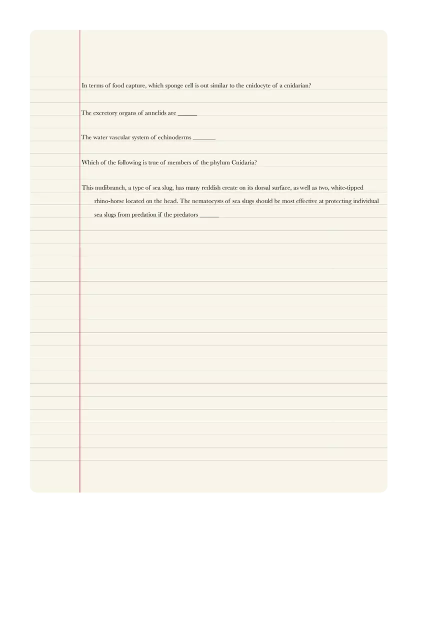 Chapter 32 - An Overview of  Animal Diversity - Page 6