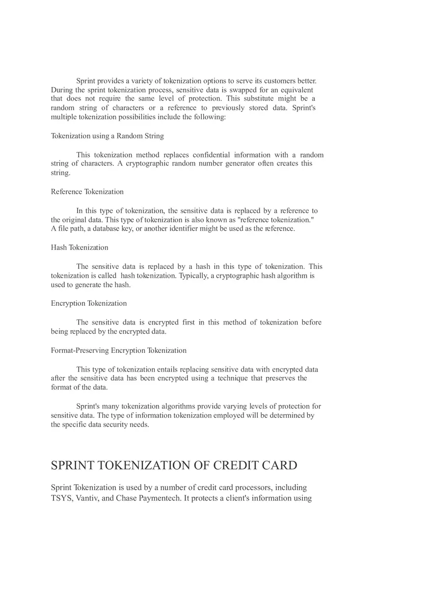 Sprint Tokenization - Page 2