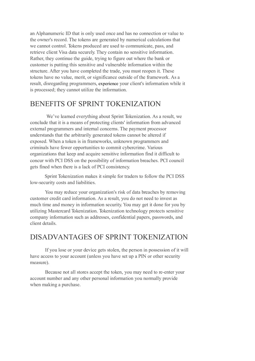 Sprint Tokenization - Page 3