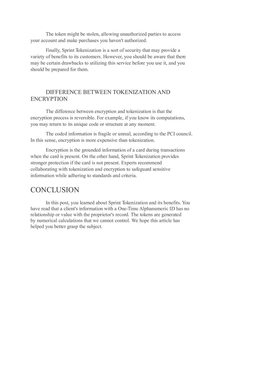 Sprint Tokenization - Page 4