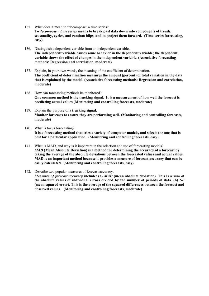 Chapter 4 - Forecasting Answers 2 - Page 7