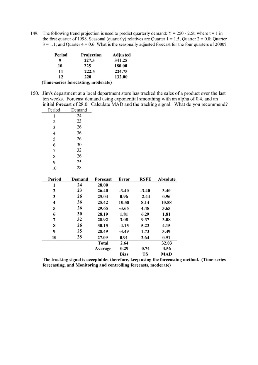Chapter 4 - Forecasting Answers 2 - Page 11