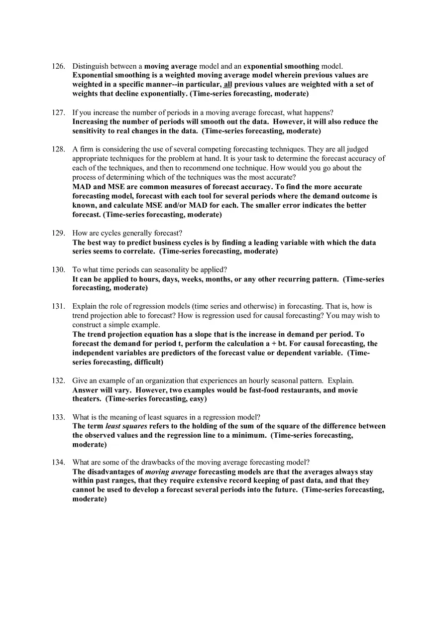 Chapter 4 - Forecasting Answers 2 - Page 6