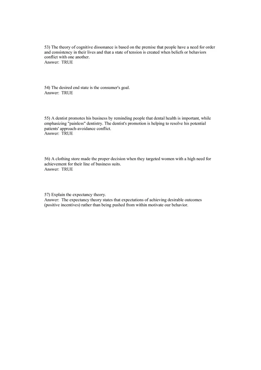 Motivation and Affect Answer Key 2 - Page 2