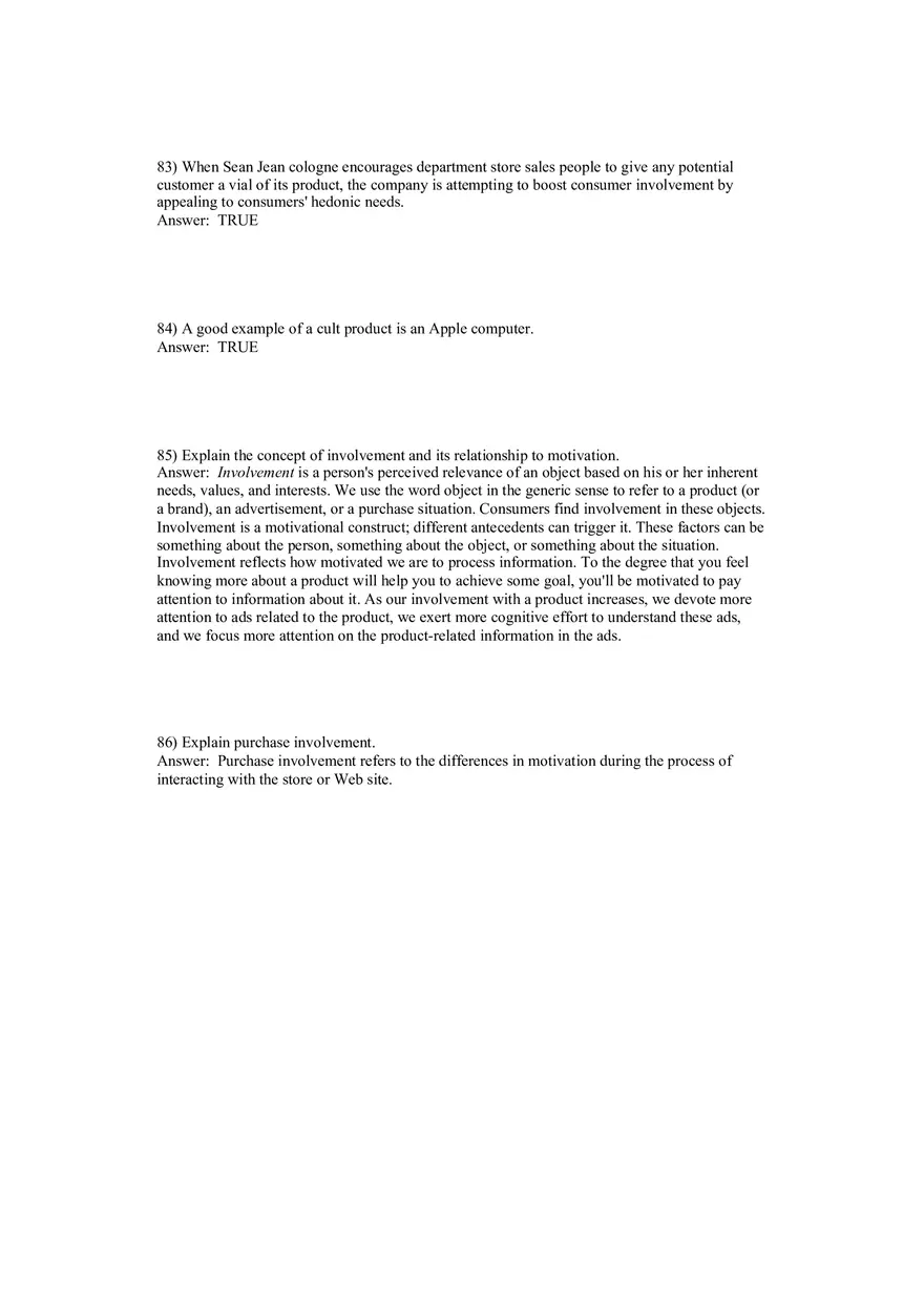 Motivation and Affect Answer Key 2 - Page 3
