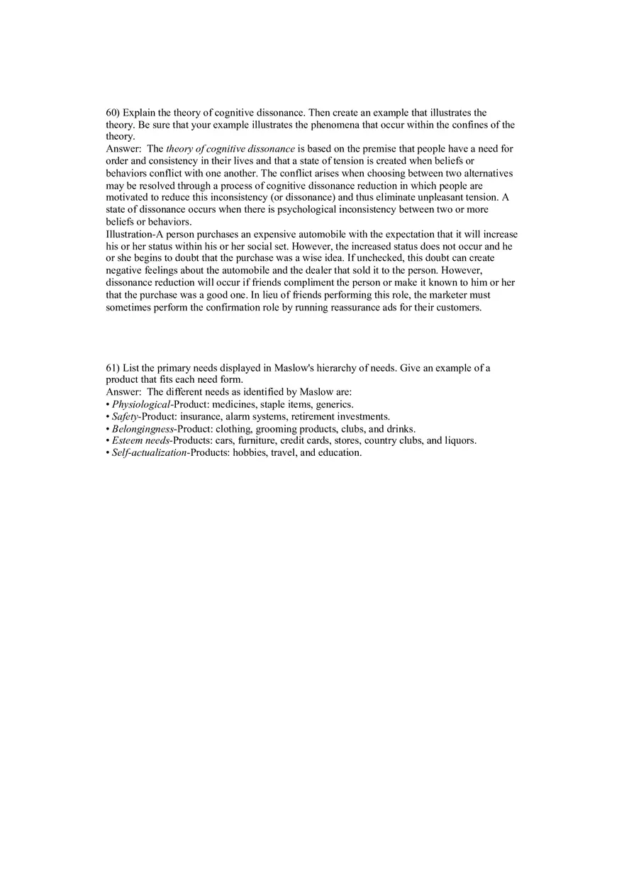 Motivation and Affect Answer Key 2 - Page 5