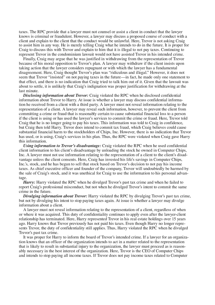 Professional Responsibility Guide Part 9 - Page 10