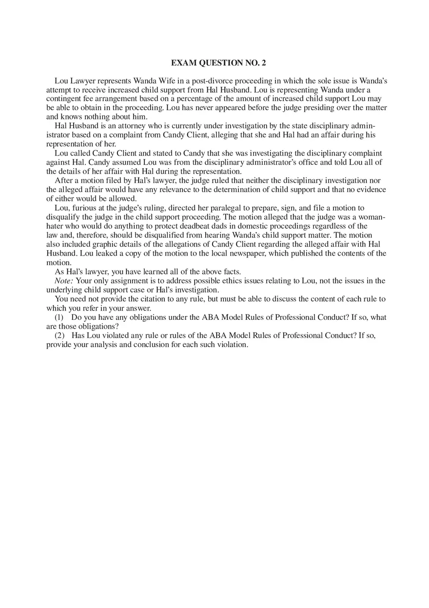 Professional Responsibility Guide Part 9 - Page 4