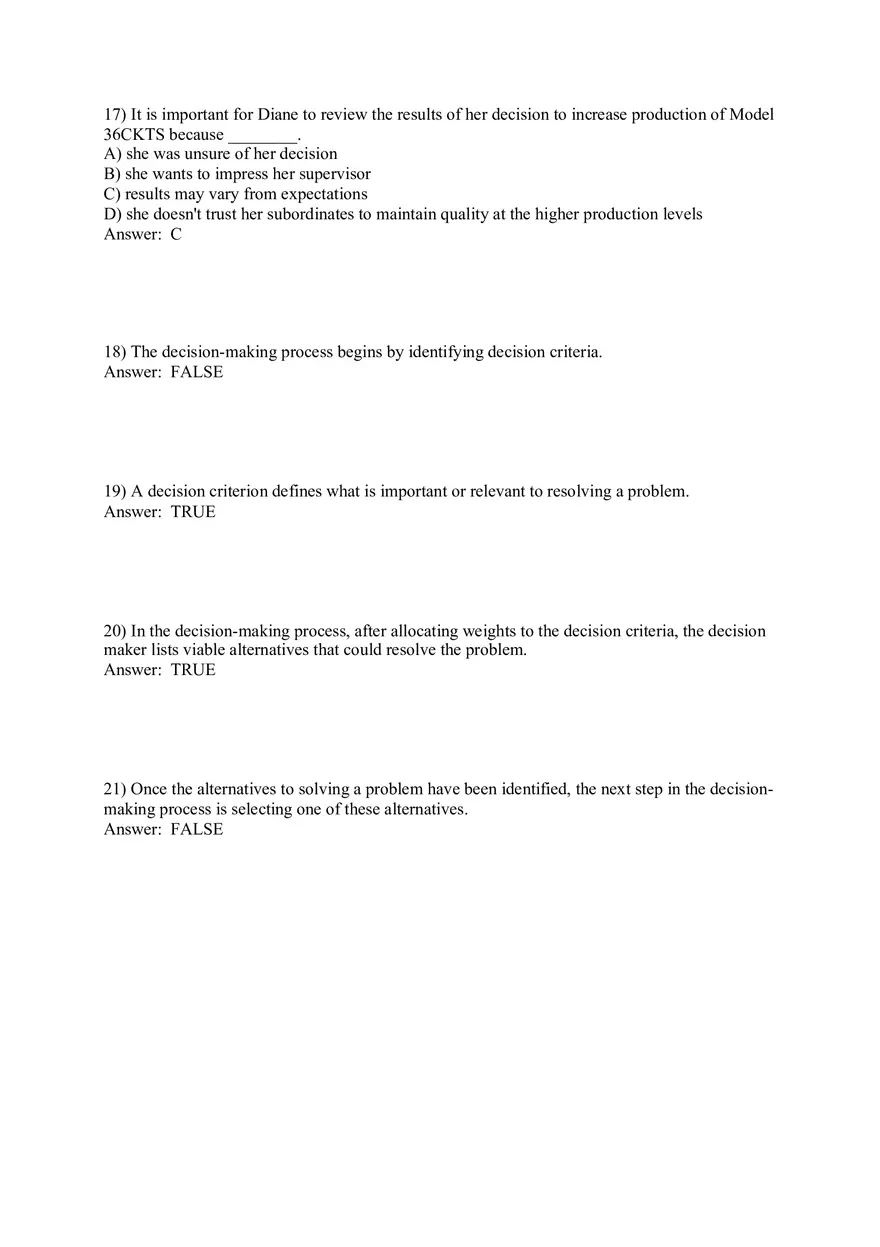 Managers as Decision Makers Part 1 - Page 8