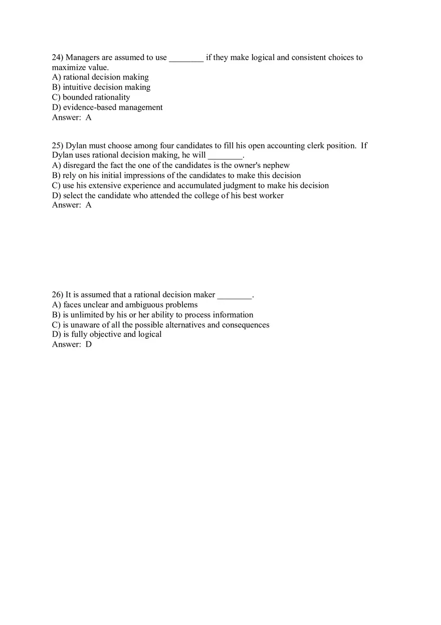 Managers as Decision Makers Part 1 - Page 10