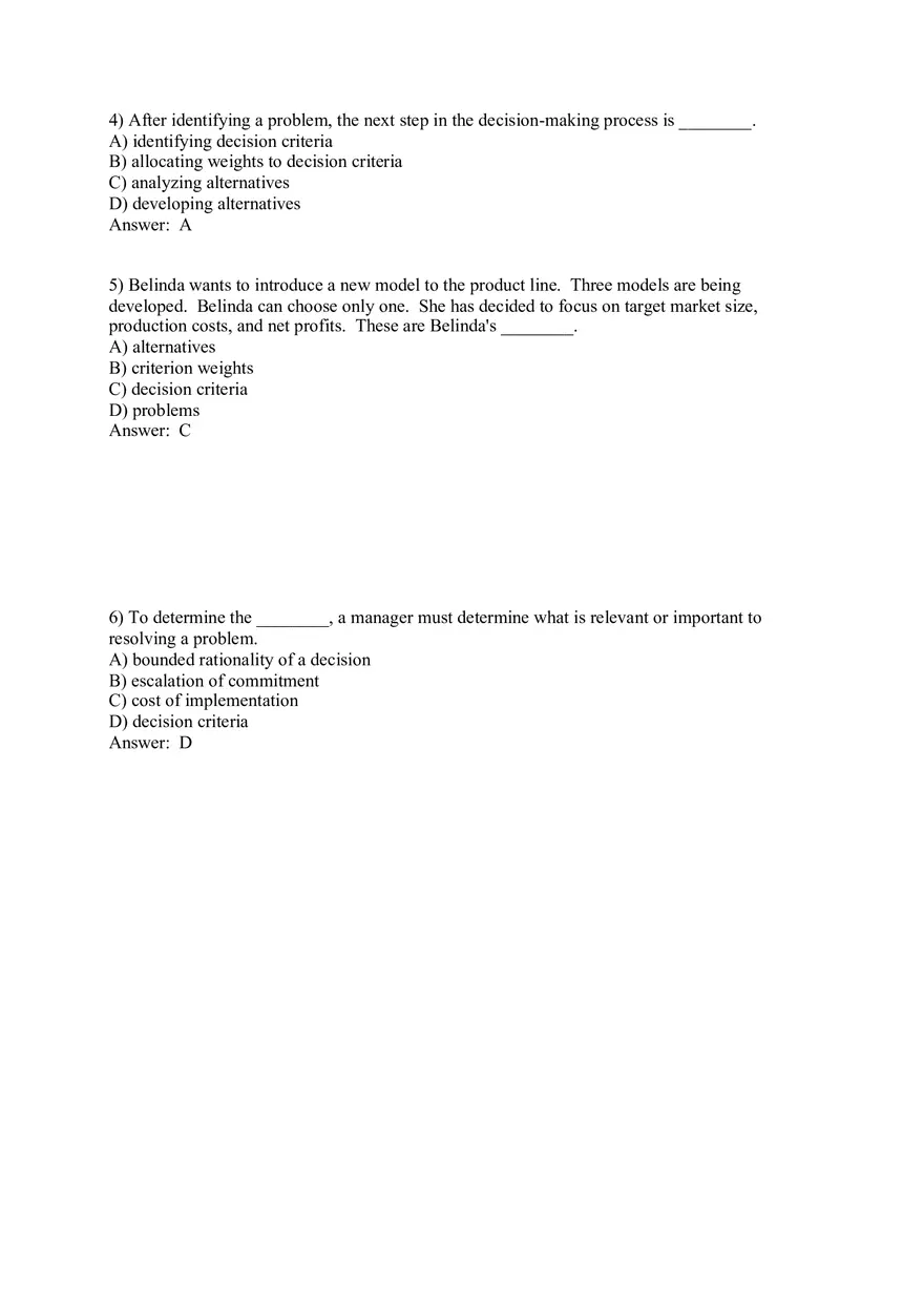 Managers as Decision Makers Part 1 - Page 2