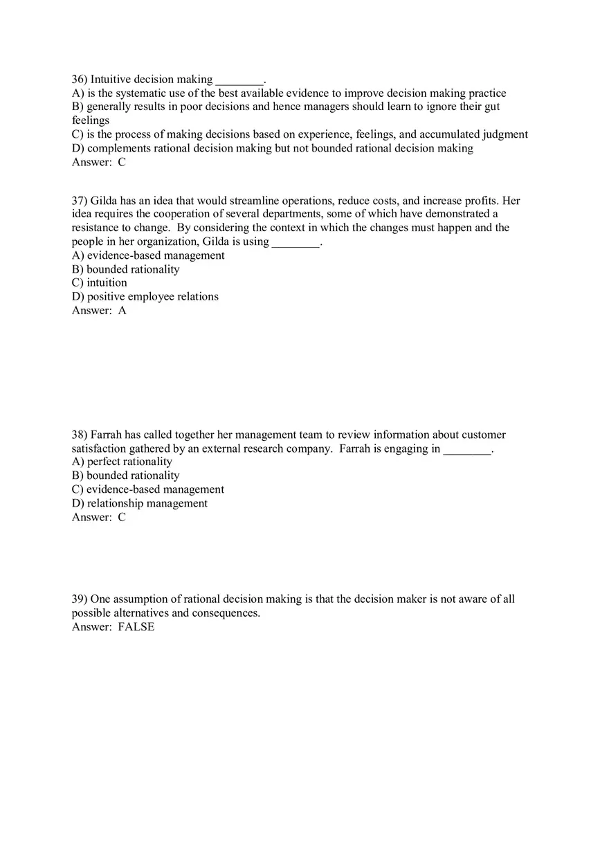 Managers as Decision Makers Part 1 - Page 4