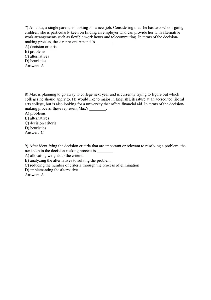 Managers as Decision Makers Part 1 - Page 5