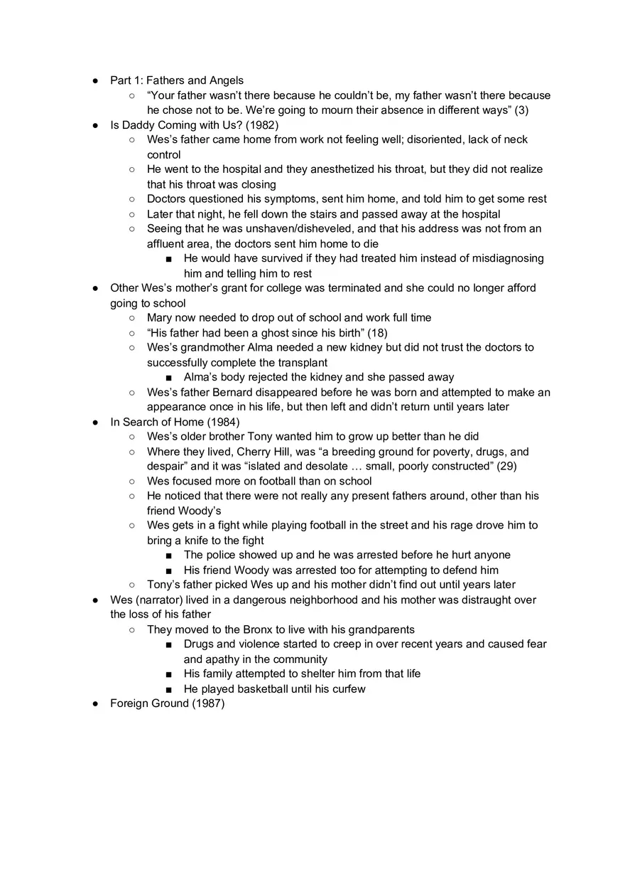 Notes on Reading The Other Wes Moore - Page 1